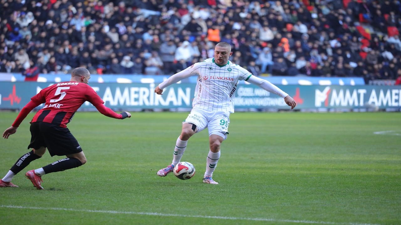 Gaziantep FK Tümosan Konyaspor Kritik 1-1’lik Deplasman Sonucu